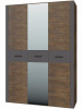 Фото Шкаф Куба ШР-3 (152) с зеркалом трехдверный от производителя Браво-мебель в Алупке по цене 34&nbsp;620 ₽