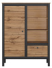 Фото Шкаф Loft REG1D1S/90 от производителя Black Red White (БРВ) в Алупке по цене 16&nbsp;360 ₽