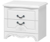 Фото Тумба прикроватная Лотос белый от производителя Браво-мебель в Алупке по цене 6&nbsp;320 ₽